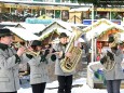 Mariazeller Advent 2012 - Abordnung der Stadtkapelle Mariazell empfängt Adventmarkt Besucher