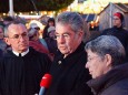 Superior P. Karl Schauer, Bundespräsident Heinz Fischer mit Ehefrau Margit