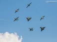 Historic Jet Formation mit De Havilland Vampire, Fouga CM.170 Magister, Saab 29 Tunnan, Saab 35 Draken, Saab 105OE, Northrop F-5E Tiger II und Eurofighter Typhoon - airpower16_zeltweg-3754