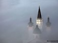 Mariazeller Basilika im Nebel