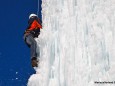 Eisklettern am Icetower in Annaberg