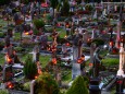 Friedhof in Mariazell - Allerheiligen im Mariazellerland - 1. November 2014