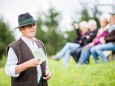 Mariazeller Alphornquartett Konzert beim Erzherzog Johann Denkmal am 28. Juli 2015