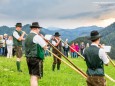 Mariazeller Alphornquartett Konzert beim Erzherzog Johann Denkmal am 28. Juli 2015