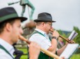 Mariazeller Alphornquartett Konzert beim Erzherzog Johann Denkmal am 28. Juli 2015