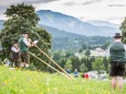 Mariazeller Alphornquartett Konzert beim Erzherzog Johann Denkmal am 28. Juli 2015