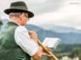 Mariazeller Alphornquartett Konzert beim Erzherzog Johann Denkmal am 28. Juli 2015