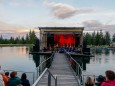 Andy Lee Lang & Bigband Bergwelle am 28.7.2017. Foto: Josef Kuss