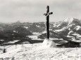 Bürgeralpe Gipfelkreuz noch ganz frei stehend