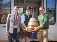 Anton Hackner (NÖVOG) - Michael Wallmann (Vizebürgermeister), Johann Kleinhofer (Mariazellerland GmbH) -familienfest-bahnhof-mariazell-noevog-42755