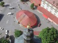 Ausblick vom Mittelturm der Basilika. Foto: Hans Pfeffer