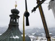 Klöppeltausch der Großen Glocke der Mariazeller Basilika. Foto: Josef Kuss