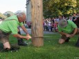 Maibaumumschneiden durch Höhn´s beim Bauernmarkt in Gußwerk 2012