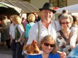 Bürgermeister Michael Wallmann beim Bauernmarkt in Gußwerk 2012