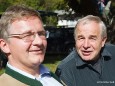 Gustav Namesnig und Hans Teubenbacher beim 19. Steirisch-niederösterreichischen Bauernmarkt in Gußwerk 2010