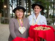 Empfang beim Eingang mit Pirker Lebkuchen - 100. Bergwelle mit Stefanie Werger & SOLOzuVIERT