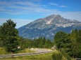 Start beim Liftparkplatz am Josefsberg mit Ausblick auf Ötscher