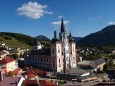 Mariazeller Basilika vom Europeumskran fotografiert. Foto: Fritz Zimmerl