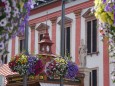 Mariazell Hauptplatz Blumenschmuck 16. Juli 2014