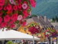 Mariazell Hauptplatz Blumenschmuck 16. Juli 2014