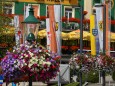 Blumenschmuck in Mariazell am Hauptplatz - 15. August 2012