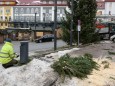 Christbaum steht wieder