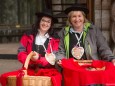 Pirker Lebkuchen beim Empfang - Die Edlseer & Oswald Sattler bei der Bergwelle in Mariazell 2012