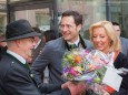  Ofö. Hans Mayer und Georg und Katharina Rippel-Pirker - Offizielle Eröffnung der erLEBZELTEREI Pirker in Mariazell (7.4.2014)