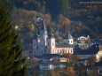 Blick auf Mariazeller Basilika - Herbstwanderung Köckensattel-Fahrnboden-Ochsenboden