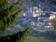 Blick auf Mariazeller Basilika - Herbstwanderung Köckensattel-Fahrnboden-Ochsenboden