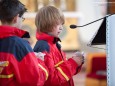 Fürbitten vorgetragen vom Feuerwehr Nachwuchs - FF Gußwerk Fahrzeugsegnung am 2. Mai 2015