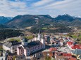 Blick auf Mariazell am 6. April 2023