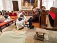 Gründonnerstag - Fußwaschung in der Pfarrkirche Gußwerk. Foto: Franz-Peter Stadler 