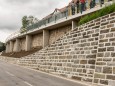 Gehsteigsanierung in der äußeren Wiener Straße - Gleichenfeier