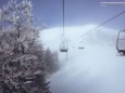 Der Nebel lichtete sich bei der Fahrt zum Gipfel - Skitag auf der Gemeindealpe in Mitterbach am 25.1.2017