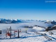 Blick in die Gesäuse Berge - Skitag auf der Gemeindealpe in Mitterbach am 25.1.2017