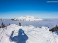 Das obligatorische Ötscherfoto - Skitag auf der Gemeindealpe in Mitterbach am 25.1.2017
