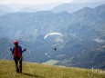 Am Weg der Paragleiterstartplatz - Gemeindealpe Panoramarundwanderweg am Gipfel