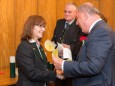 Gabriele Fluch bekommt das Ehrendiplom des Landes Steiermark. Mariazell - Gemeinderat Angelobung und Bürgermeister- und Stadtratwahl am 23.4.2015