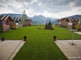 Terrasse Europeum vorm Eintreffen der Gäste