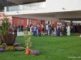 Terrasse Europeum mit Gästen des Gipfeltreffens