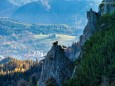 Blick auf Mariazell im letzten Teil vor der Jagdhütte - Großer Zellerhut Tour ab Marienwasserfall am 1. November 2013