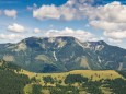 Blick auf den Göller - Wanderung auf die Hinteralm (1450 m) ab Frein