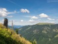 Blick auf die Wildalpe - Wanderung auf die Hinteralm (1450 m) ab Frein