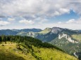 Blick zum Proles - Wanderung auf die Hinteralm (1450 m) ab Frein