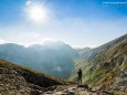 Blick ins Ochsenreichkar, ganz hinten mit Wolkenhaube der Hochschwab - Hochschwab-Tour mit Sonnenuntergang und Sonnenaufgang am Gipfel