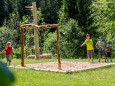 Neuer "Gummistiefel" Spielplatz am Bodenhof - Höfe-Wanderung am Joachimsberg (28.5.2016)