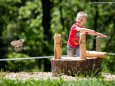 Neuer "Gummistiefel" Spielplatz am Bodenhof - Höfe-Wanderung am Joachimsberg (28.5.2016)