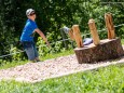 Neuer "Gummistiefel" Spielplatz am Bodenhof - Höfe-Wanderung am Joachimsberg (28.5.2016)