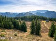 Blick vom Gipfel auf die Studentalm - Hohe(r) Student - Haselspitz Tour im Mariazellerland